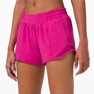 NWT Lululemon Hotty Hot Pink Shorts